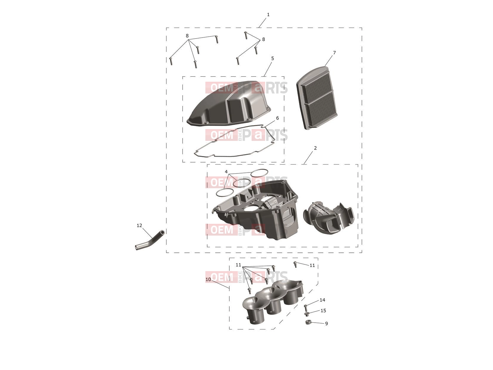 Triumph 2026 Trident 800 Airbox Assembly