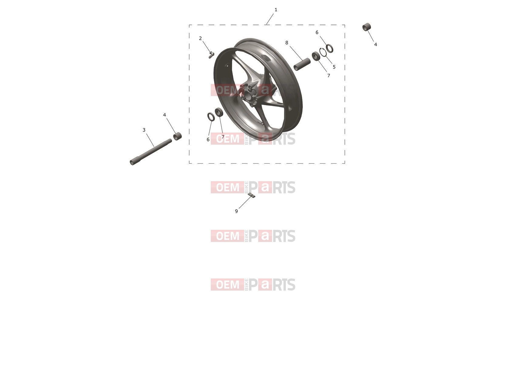 Triumph 2026 Trident 800 Front Wheel