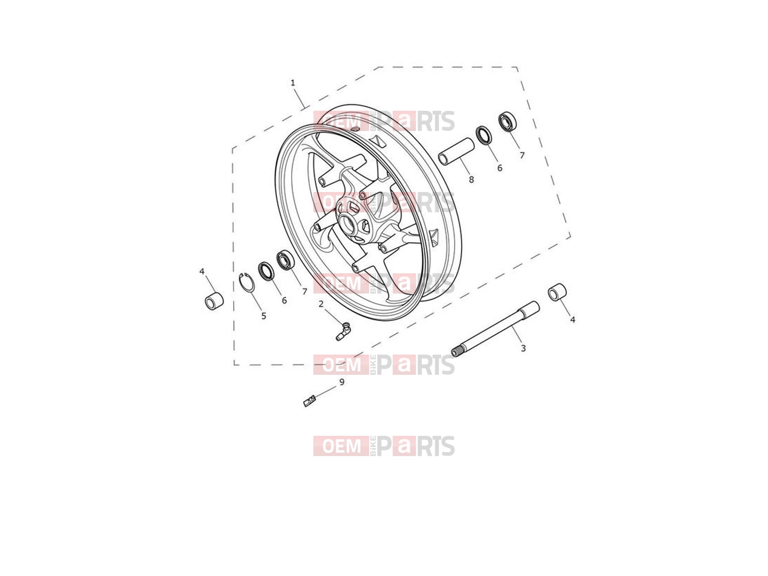 Triumph 2024 Trident 660 Front Wheel