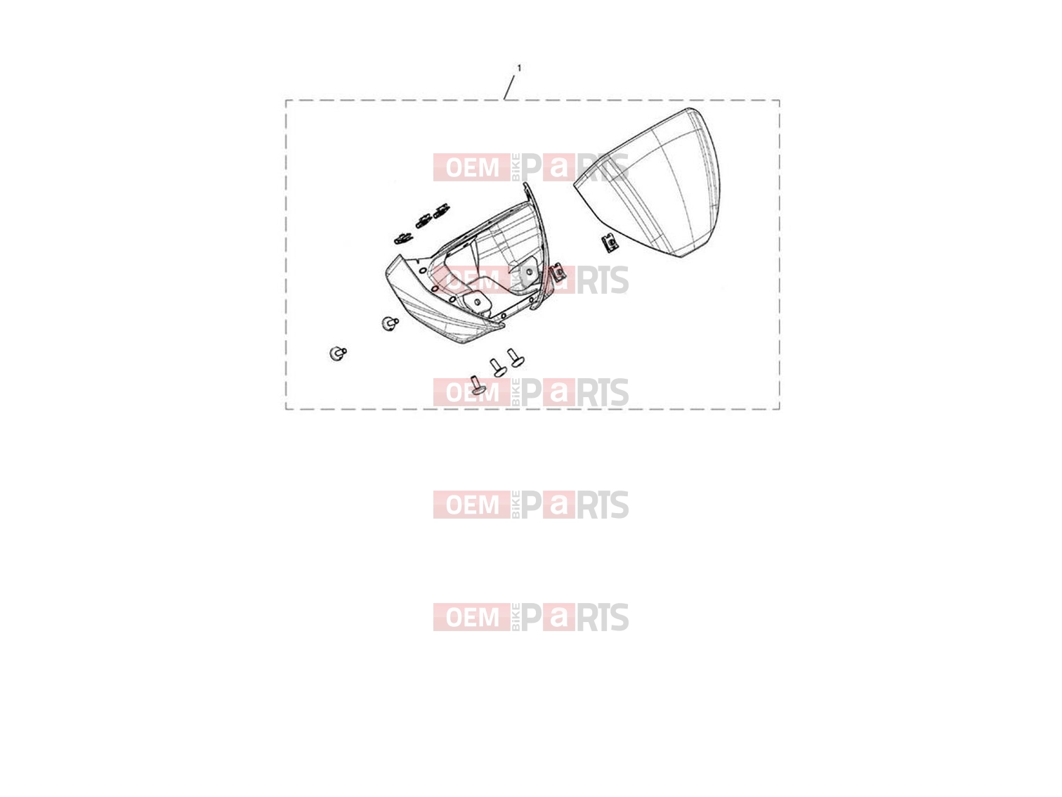 Triumph 2024 Trident 660 Flyscreen Kit