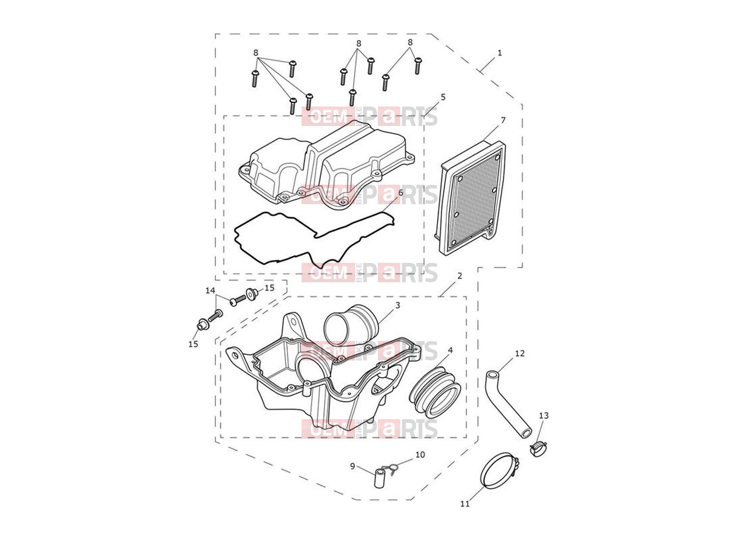 Triumph 2024 Trident 660 Airbox Assembly