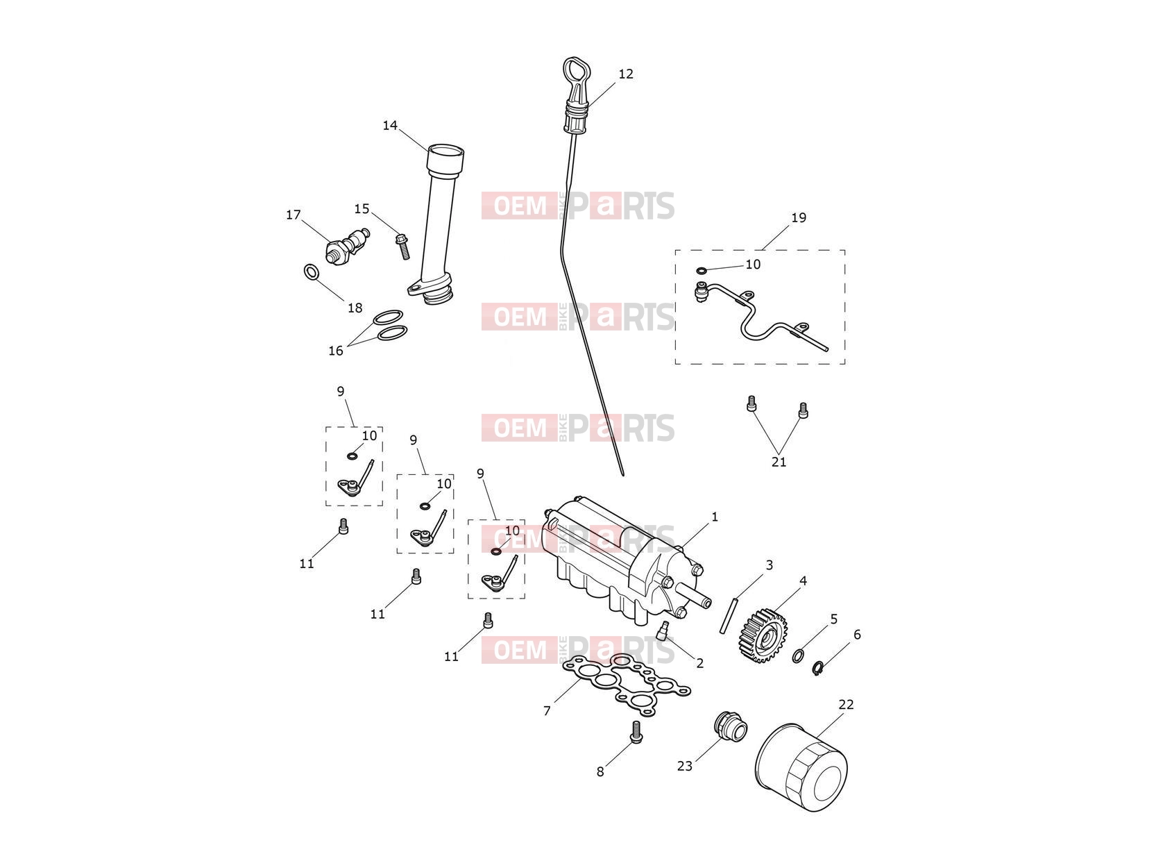 Triumph 2024 ROCKET 3 STORM R Lubrication System