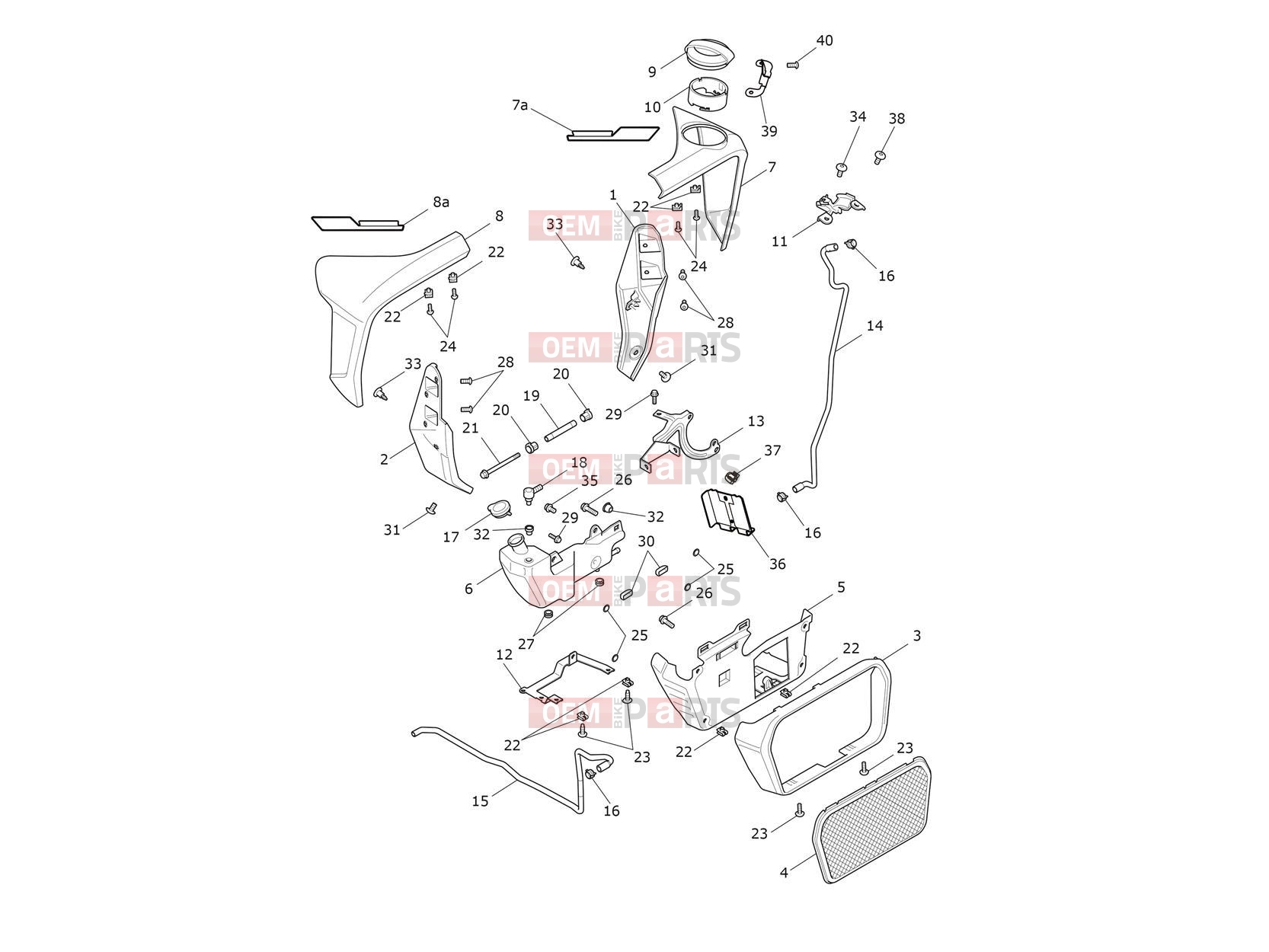 Triumph 2025 ROCKET 3 STORM R Cooling System