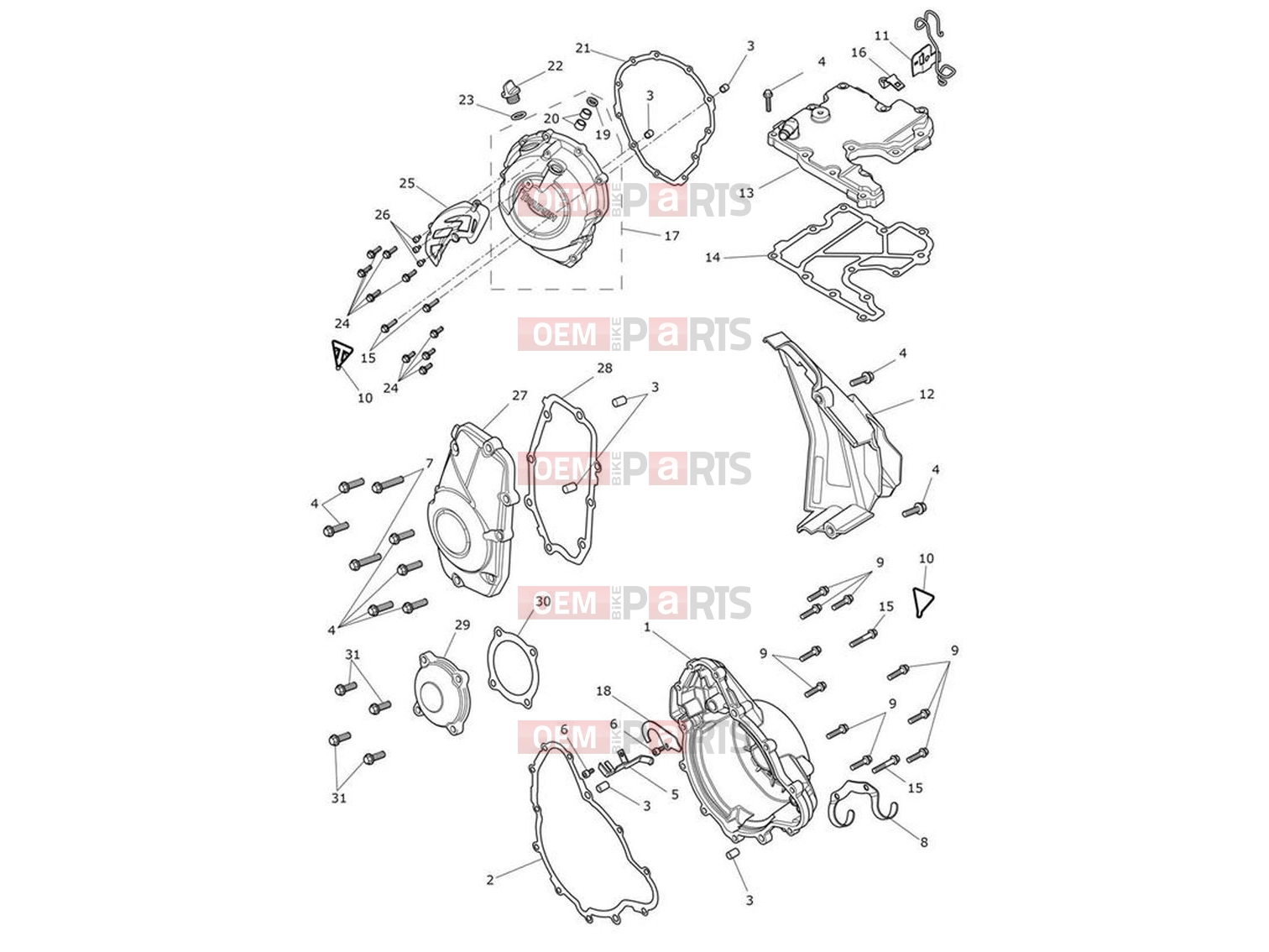 Triumph 2021 Tiger 900 Rally Engine Covers