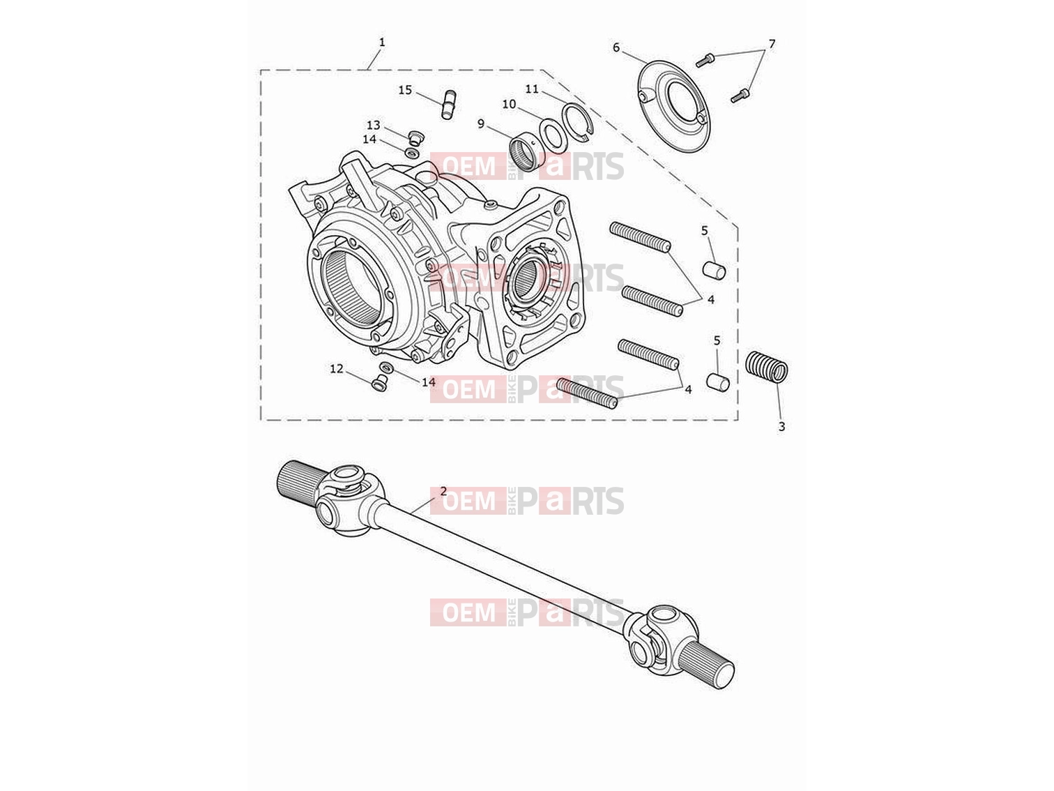 Triumph 2022 Rocket 3 R Final drive unit