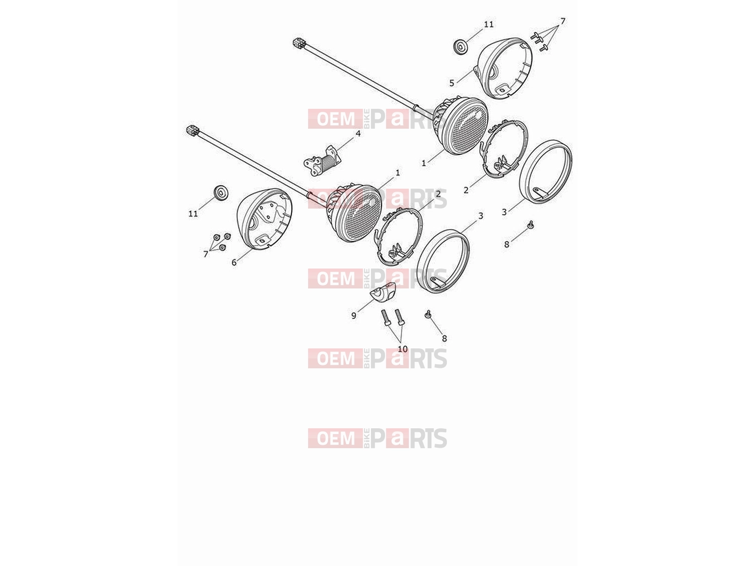 Triumph 2022 Rocket 3 R Headlights