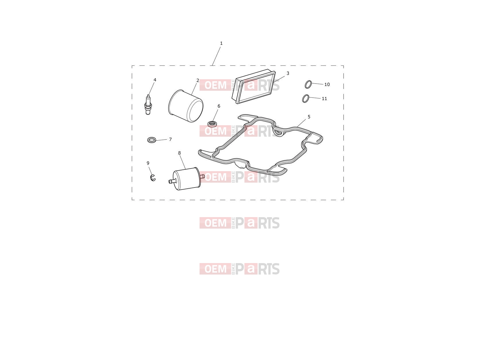 Triumph 2025 SCRAMBLER 1200 X Engine Service Kit