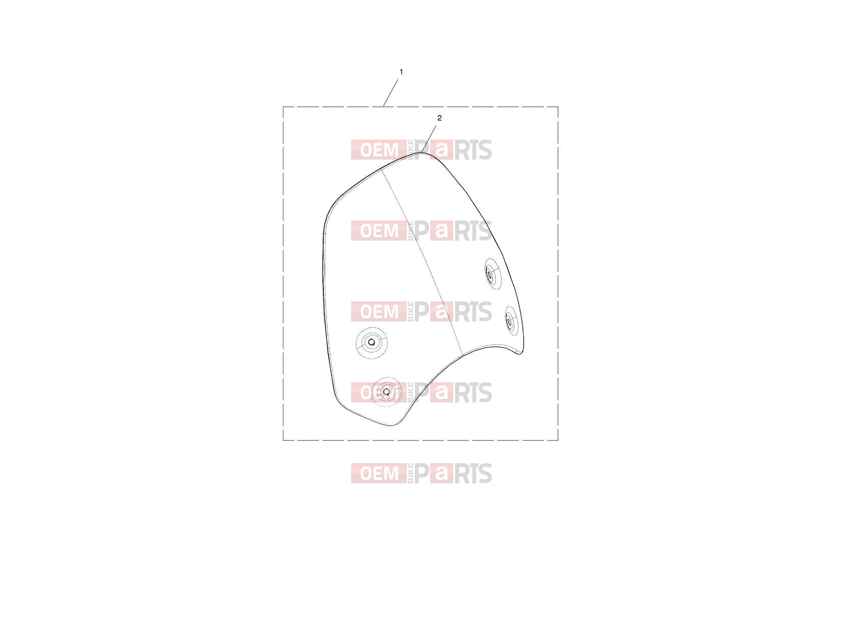 Triumph 2023 Thruxton RS Screen, Tall