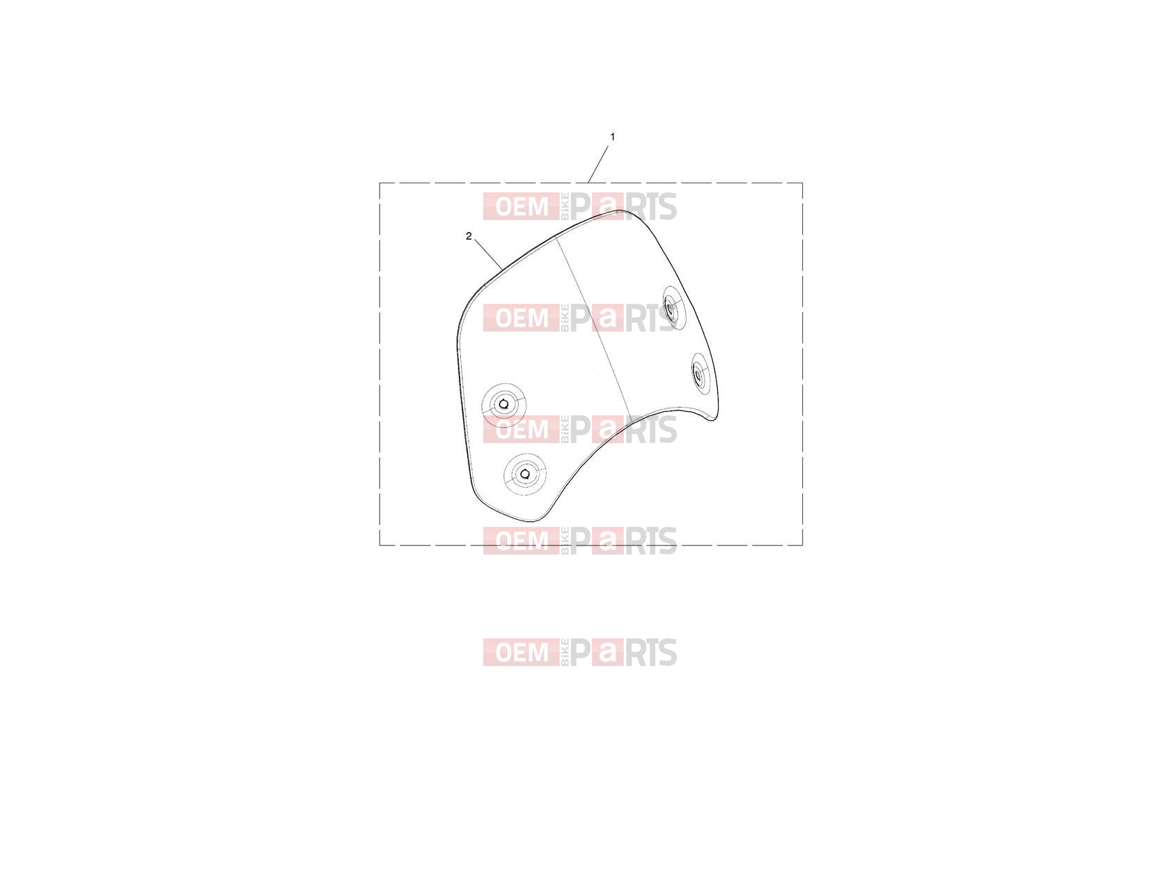 Triumph 2023 Thruxton RS Screen, Short