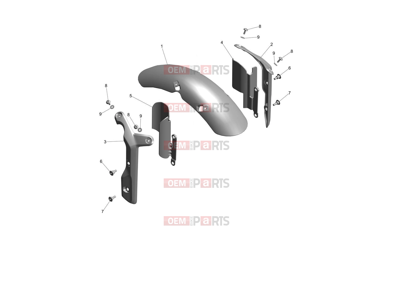 Triumph 2025 Speed 400 Front Mudguard