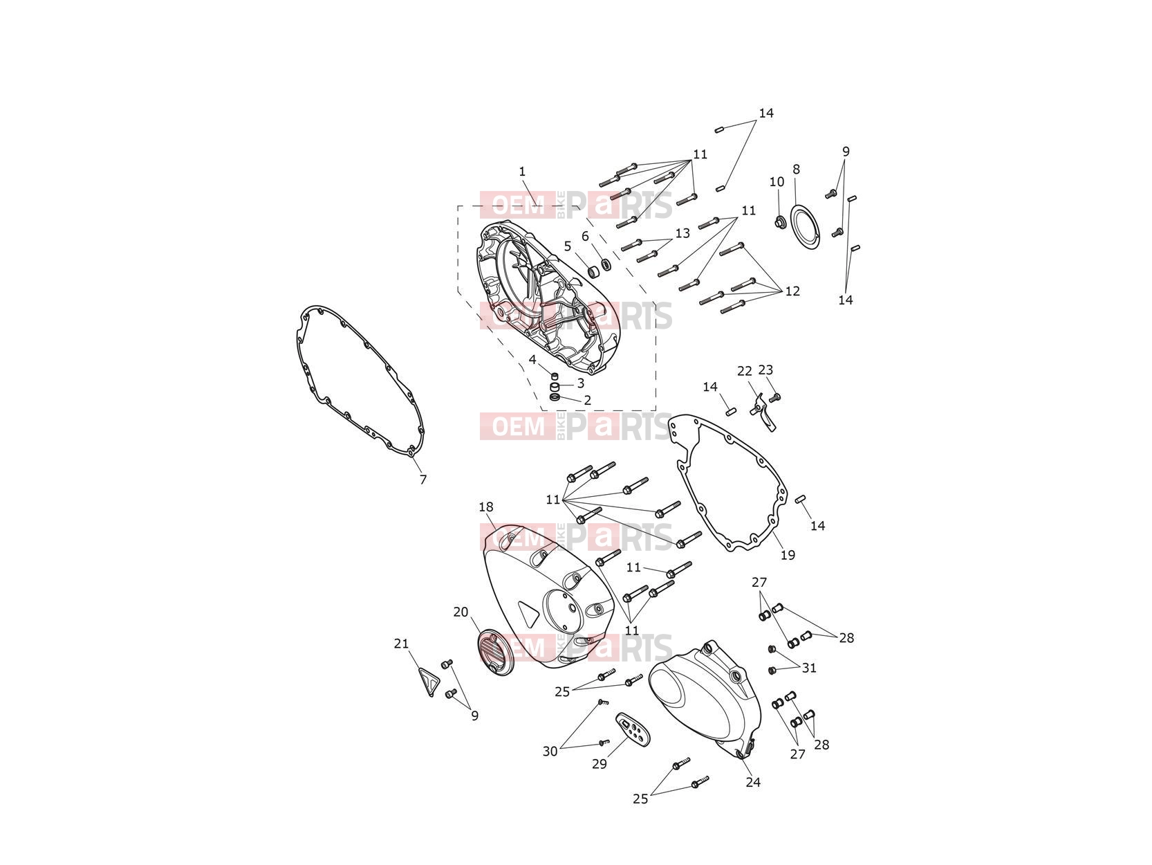 Triumph 2025 SCRAMBLER 900 - Liquid Cooled - > CM9963 Engine Covers