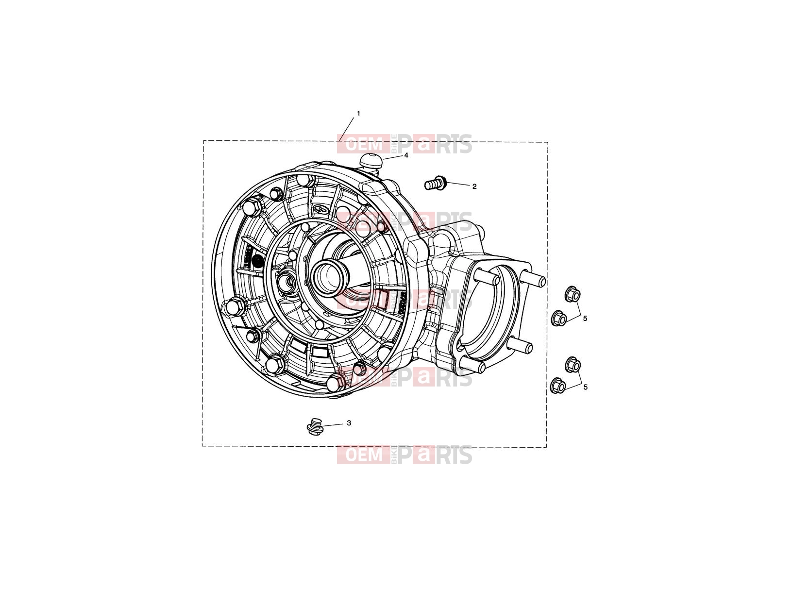 Triumph 2013 ROCKET III, CLASSIC & ROADSTER Final Drive Unit