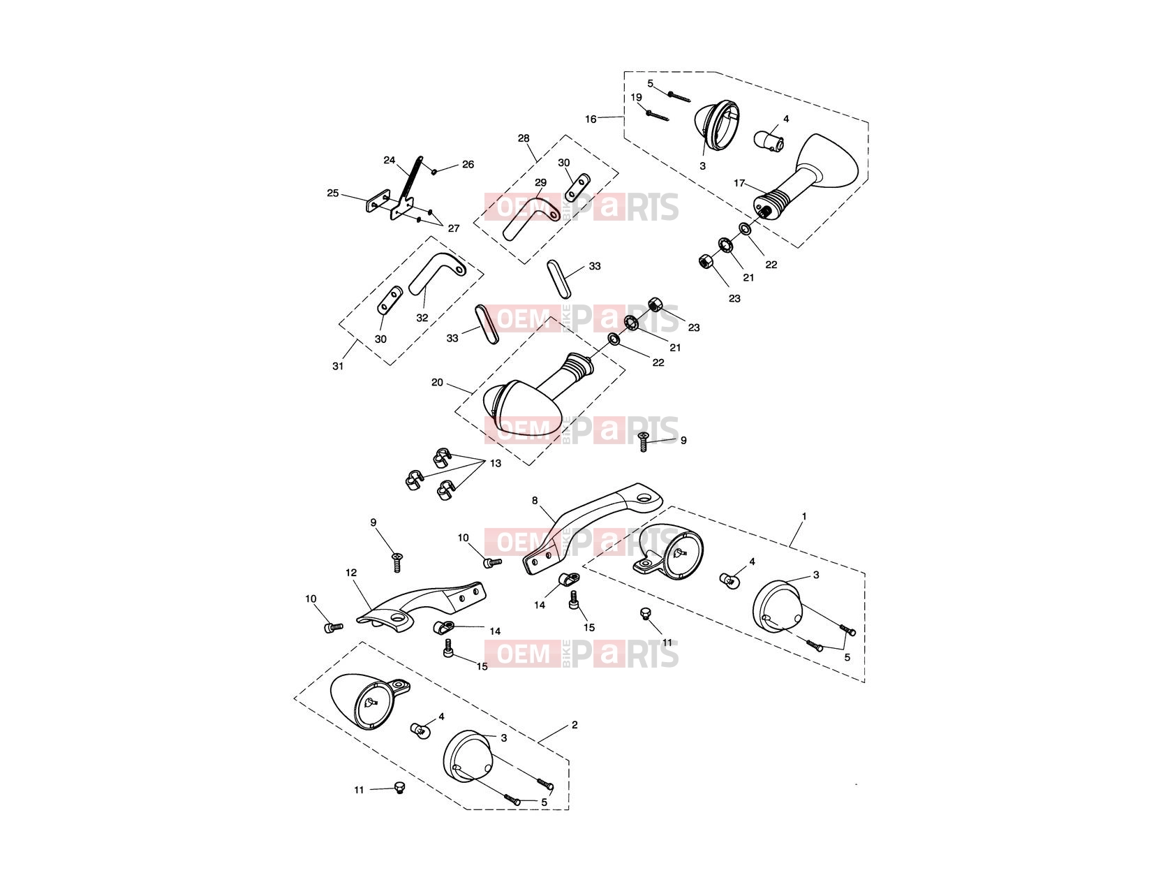 Triumph 2018 ROCKET III, CLASSIC & ROADSTER Indicators