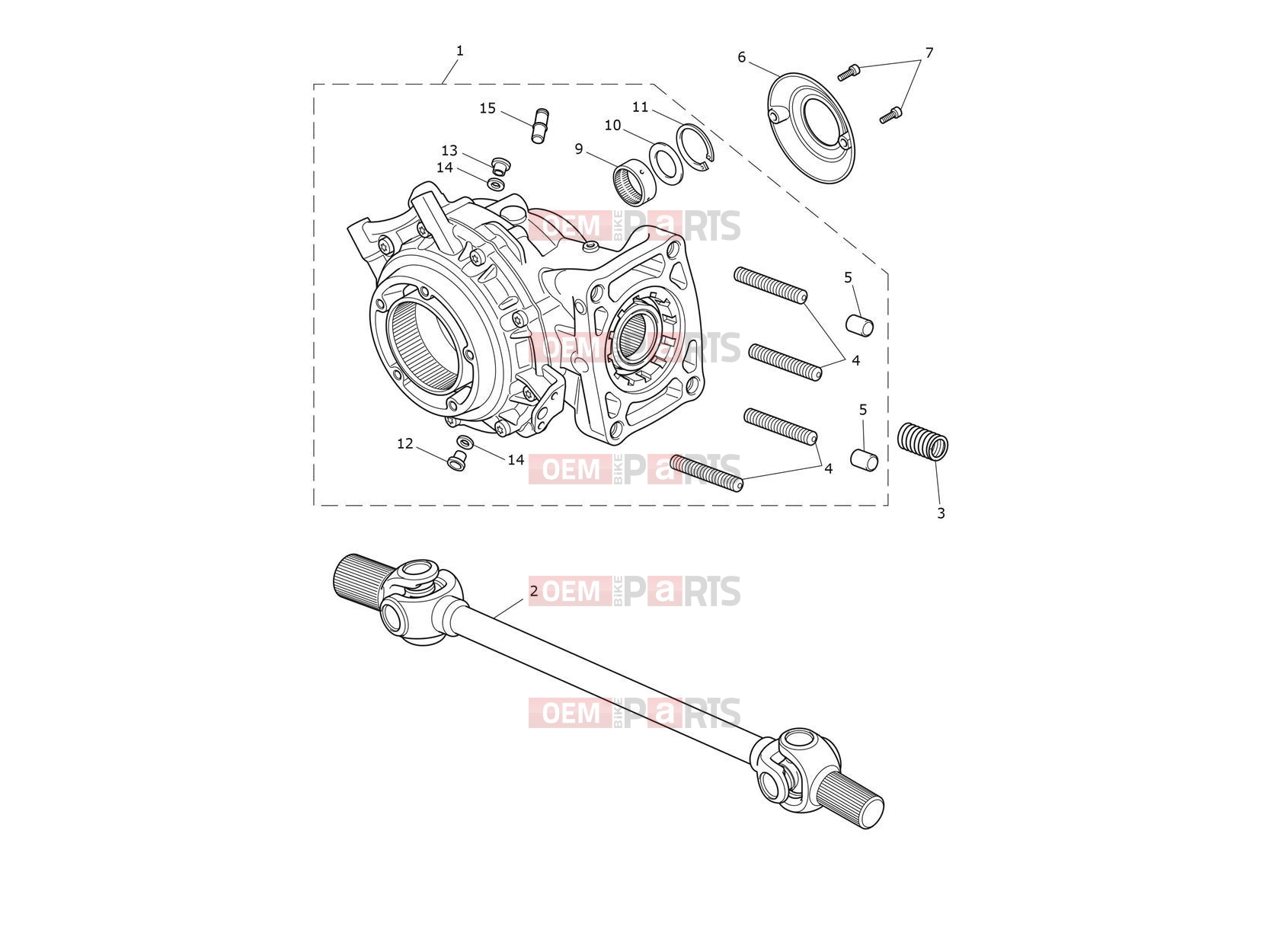 Triumph 2025 ROCKET 3 STORM GT Final Drive Unit