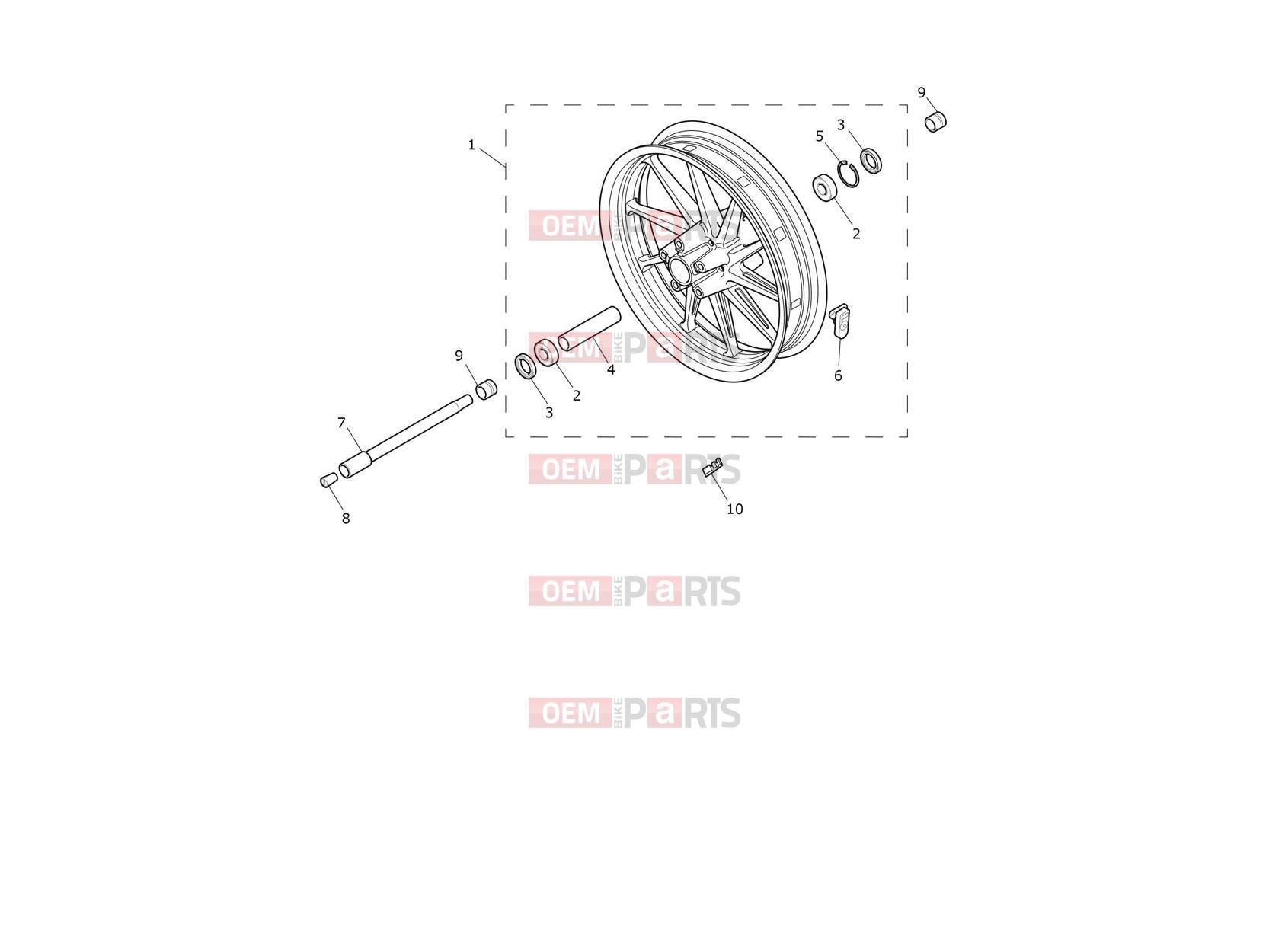 Triumph 2026 ROCKET 3 STORM GT Front Wheel