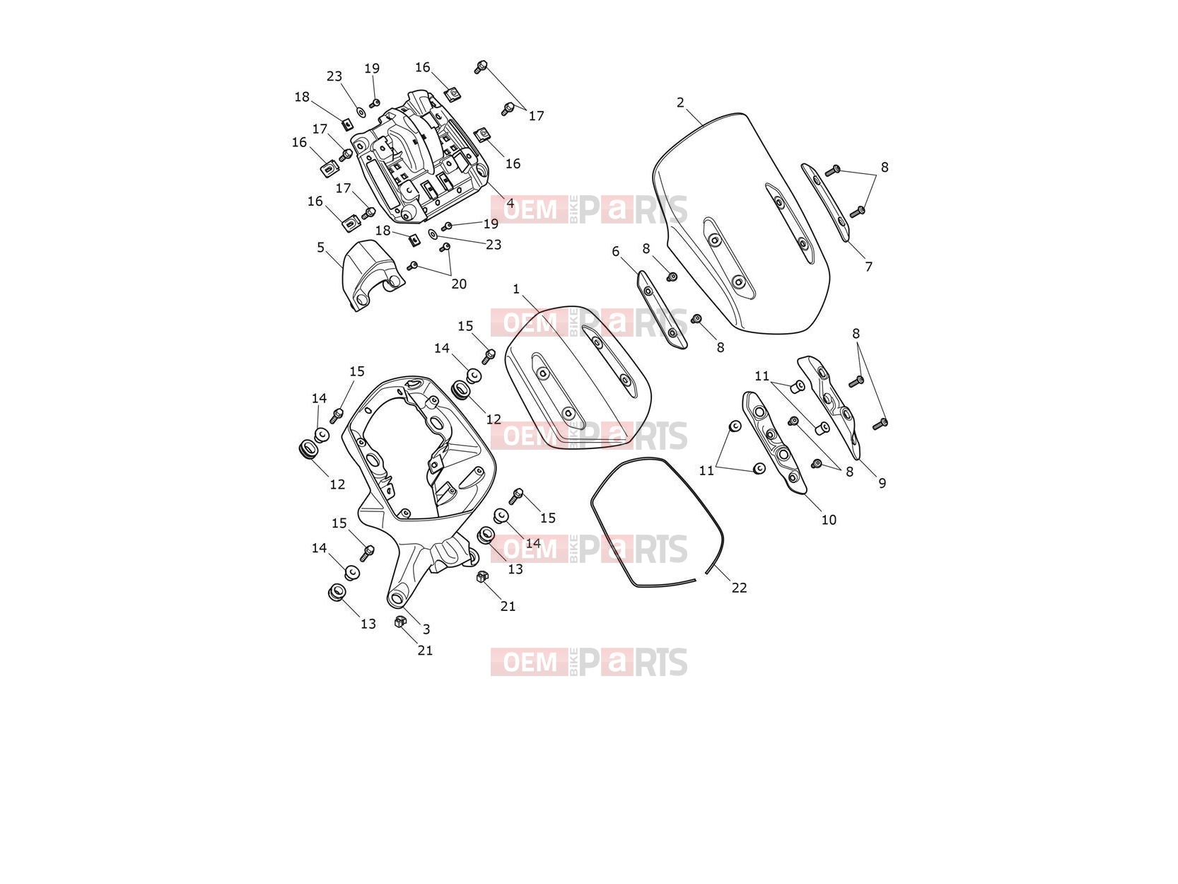 Triumph 2026 ROCKET 3 STORM GT Flyscreen