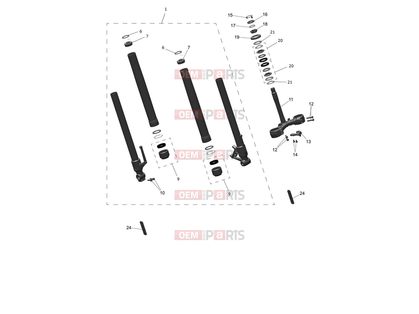 Triumph 2026 THRUXTON 400 Front Forks