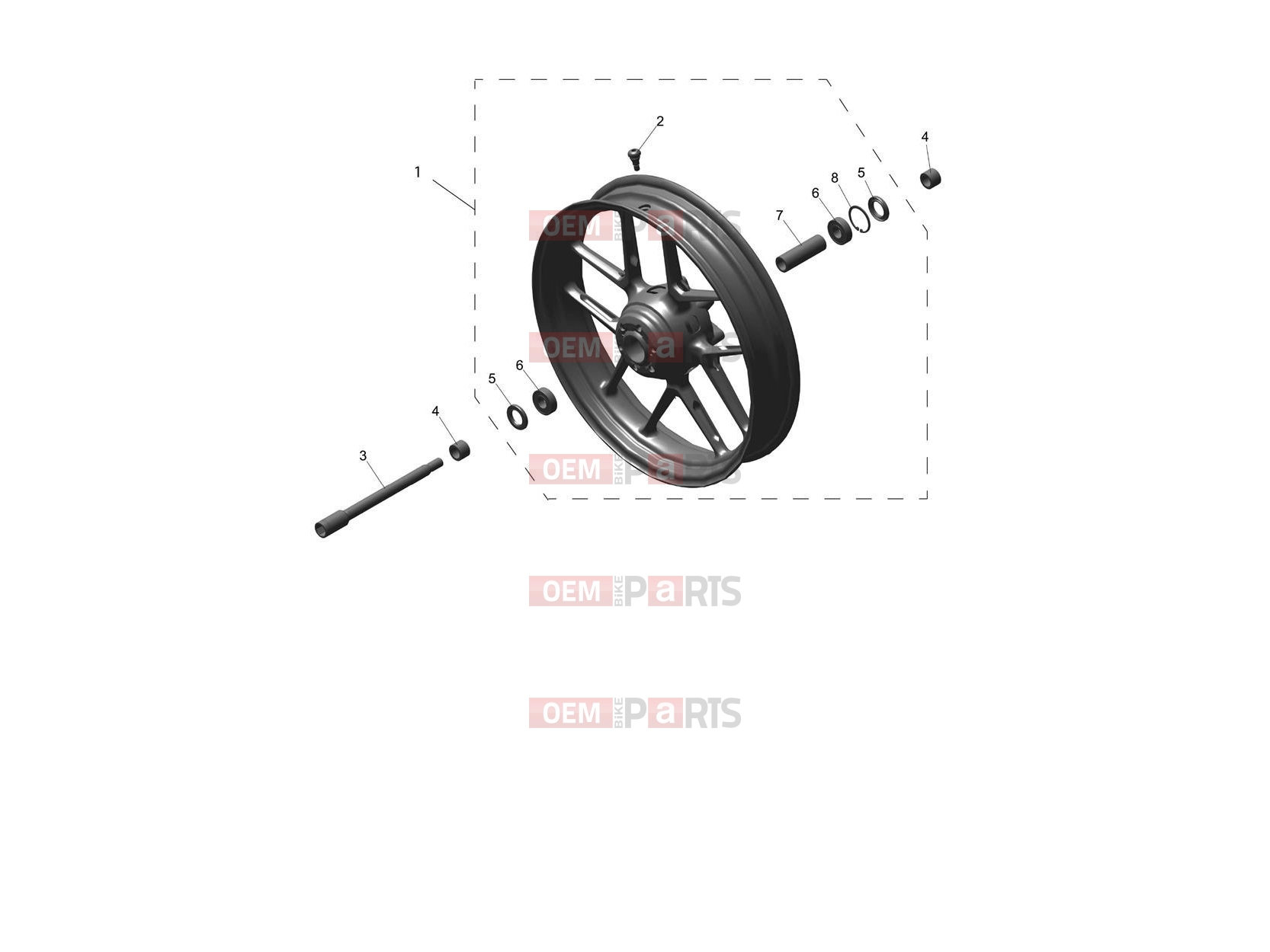 Triumph 2026 THRUXTON 400 Front Wheel