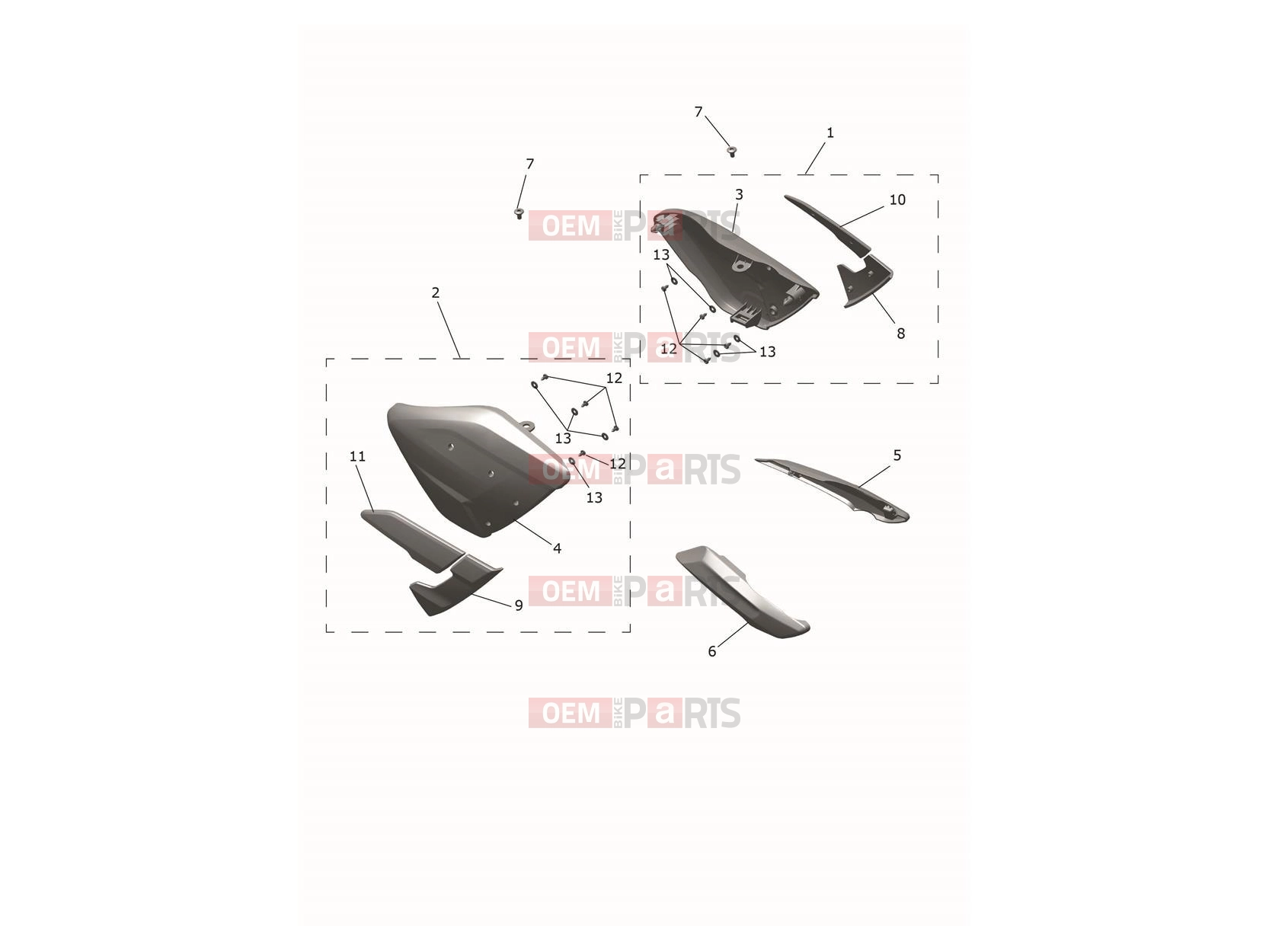 Triumph 2026 THRUXTON 400 Side Panels