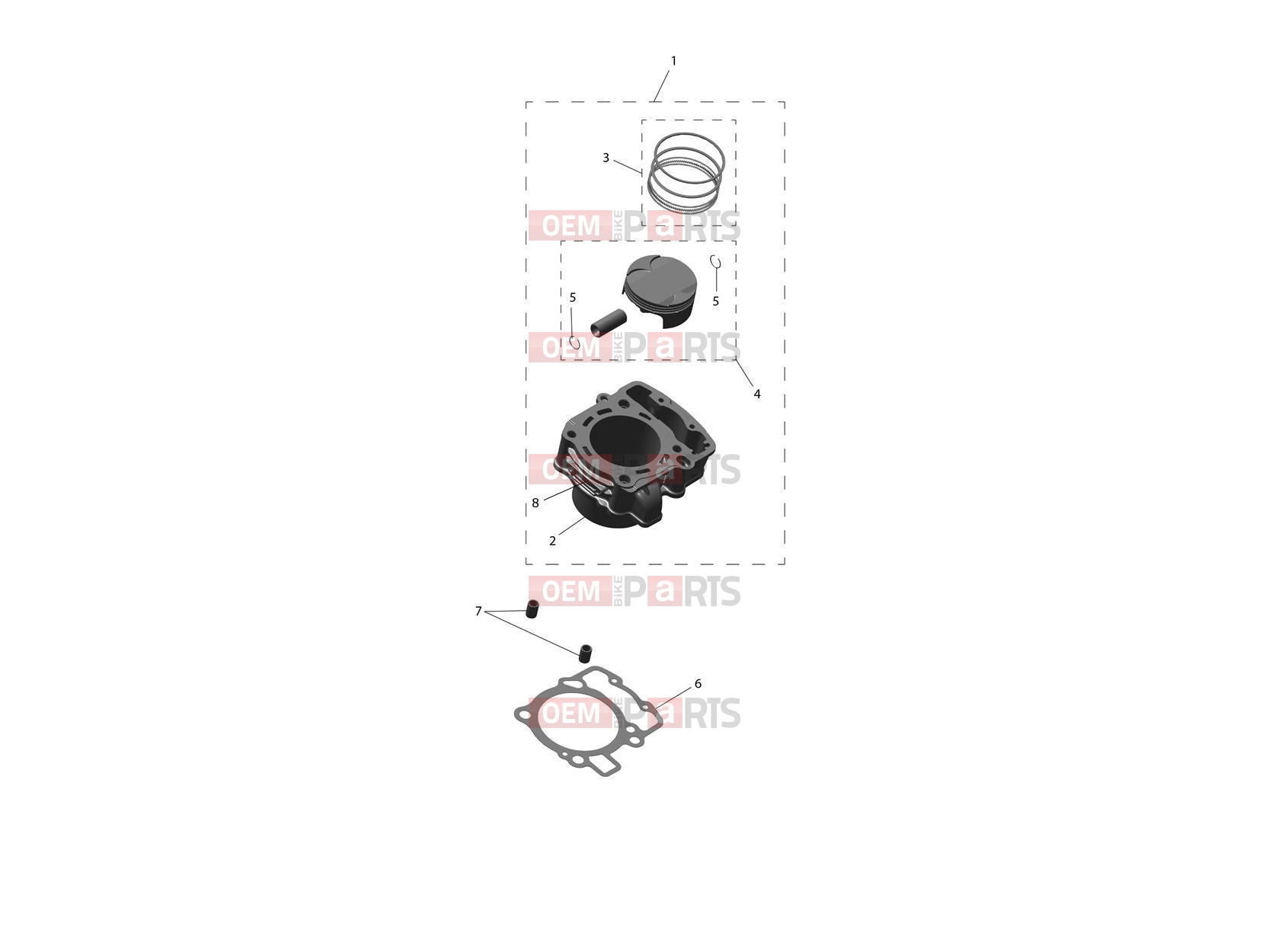 Triumph 2026 THRUXTON 400 Piston & Cylinder