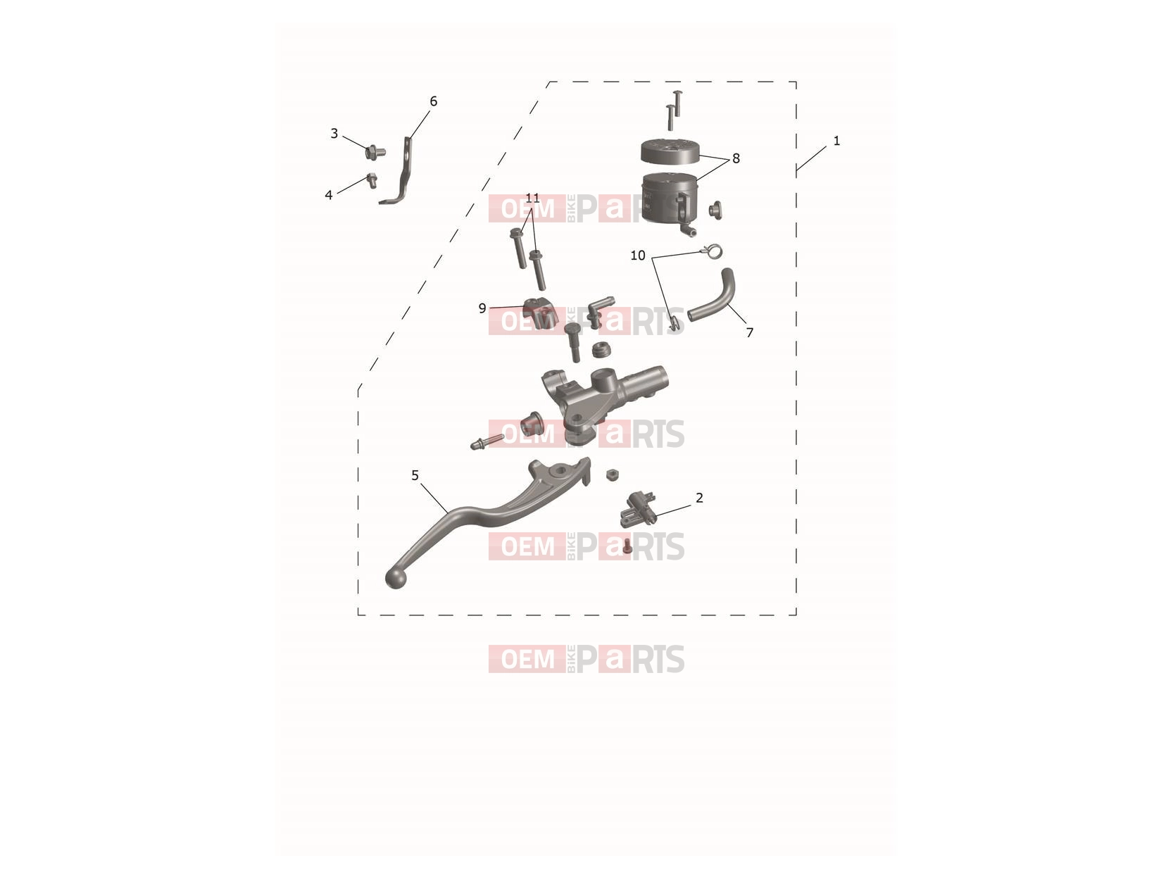 Triumph 2026 THRUXTON 400 Front Master Cylinder