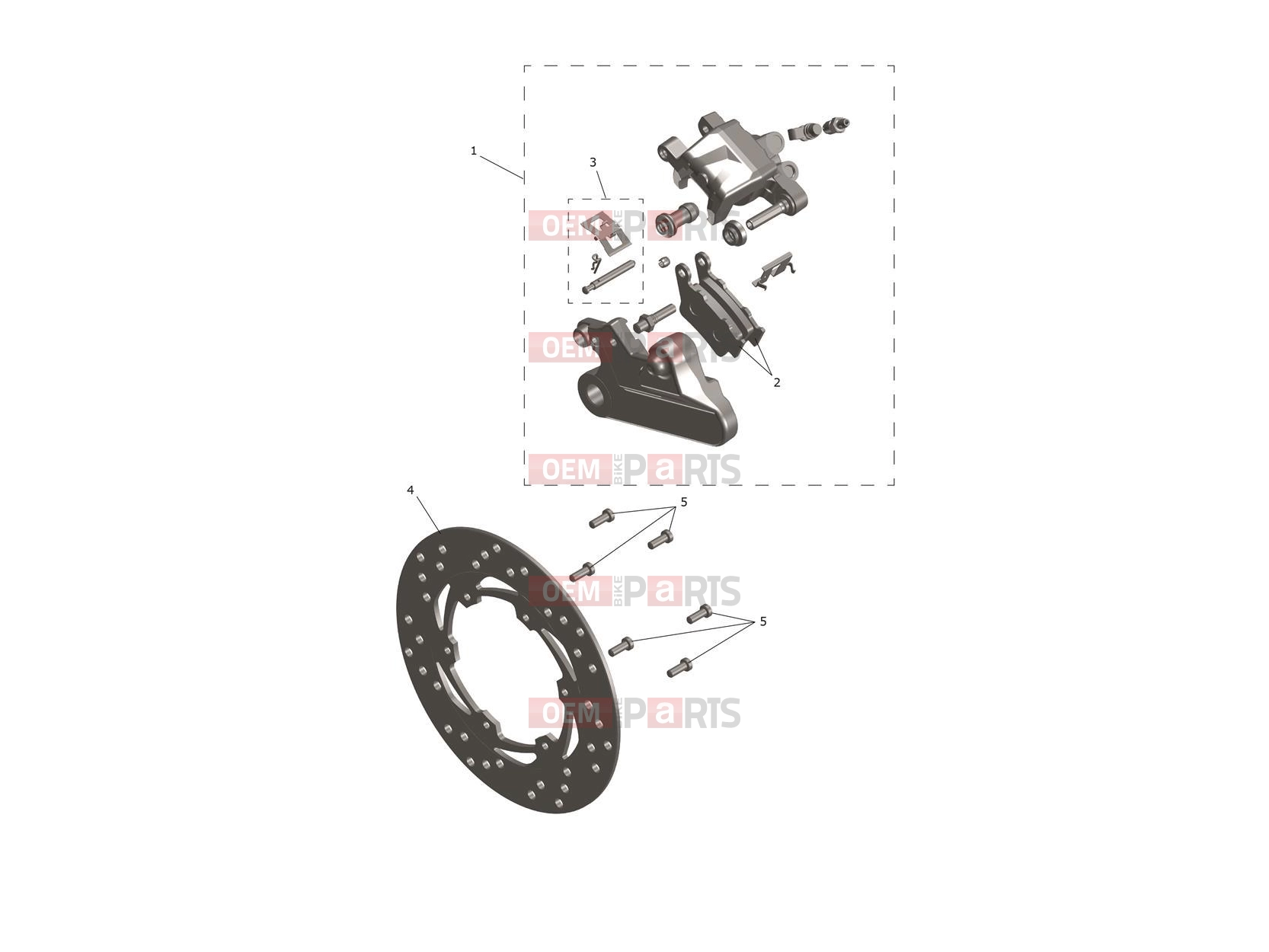 Triumph 2026 THRUXTON 400 Rear Caliper & Disc