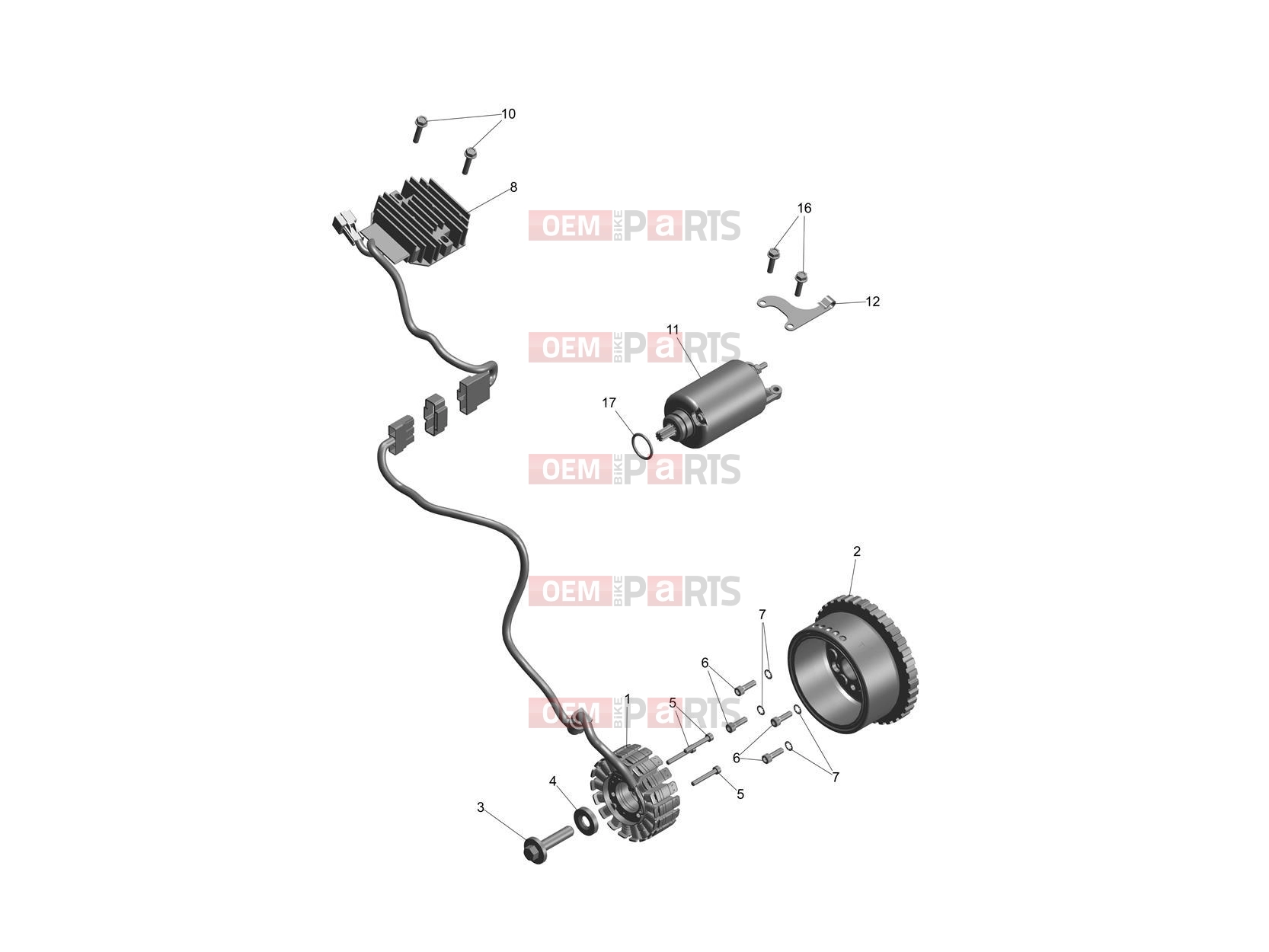 Triumph 2026 THRUXTON 400 Alternator & Starter