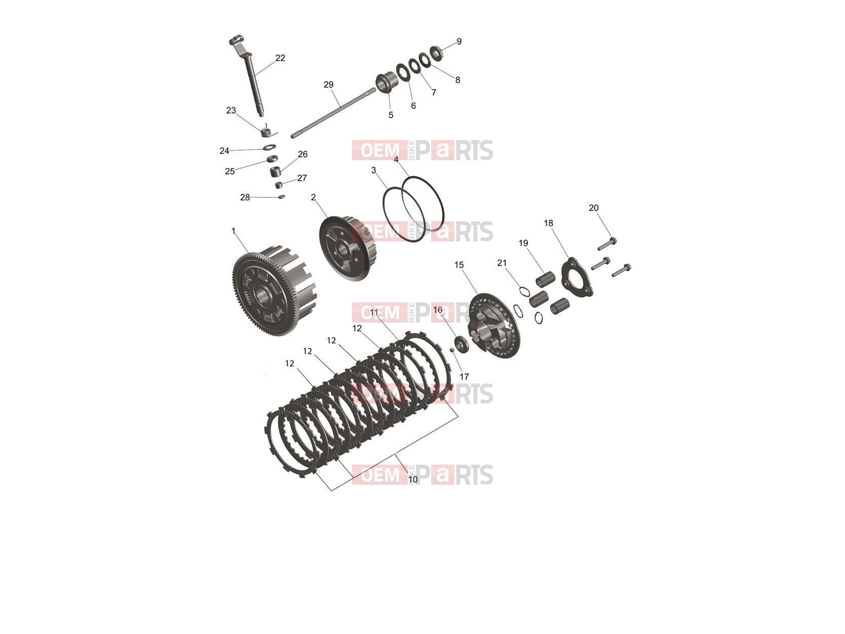 Triumph 2026 TRACKER 400 Clutch