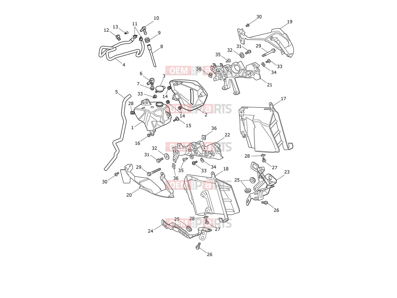 Triumph 2026 Tiger 1200 Alpine Chassis Cooling System