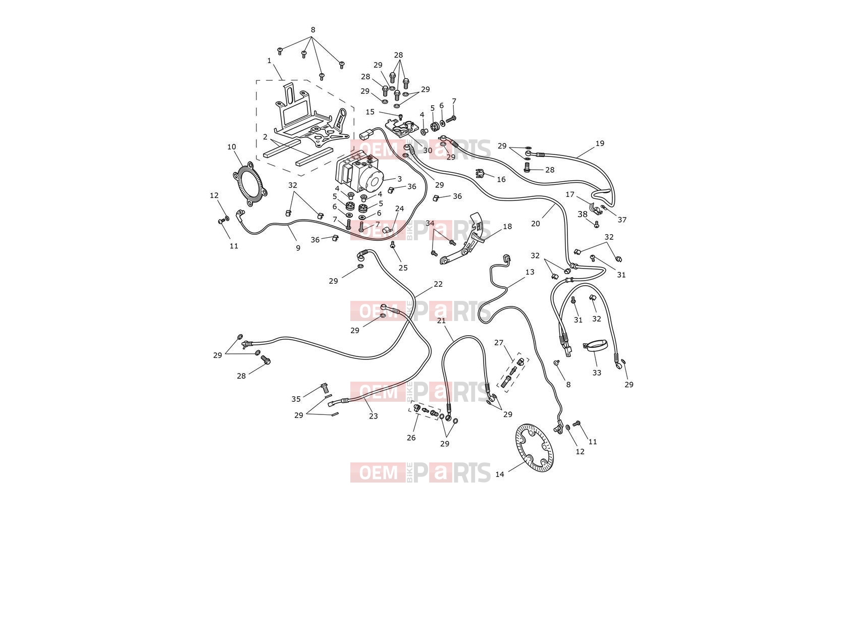 Triumph 2026 Tiger 1200 Alpine ABS System