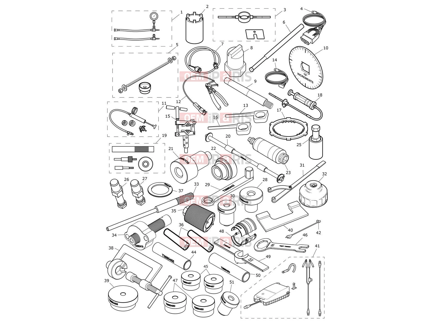 Triumph 2026 Tiger 1200 Desert Service Tools