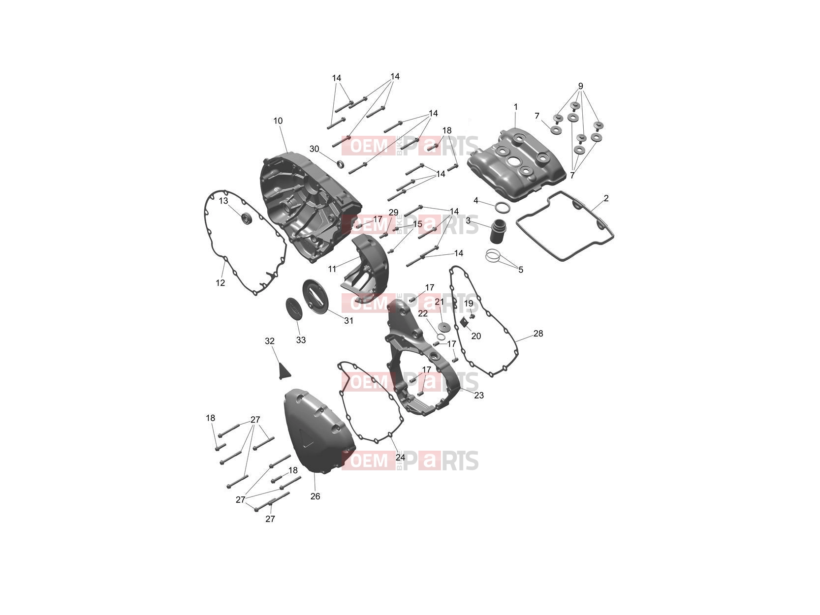 Triumph 2025 SCRAMBLER 400 XC Engine Covers