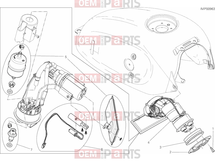 DUCATI 2017 Scrambler Classic FUEL PUMP