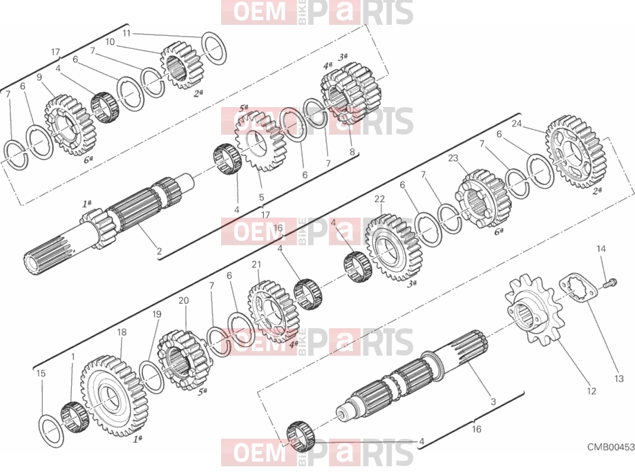 DUCATI 2017 Scrambler Classic GEAR BOX