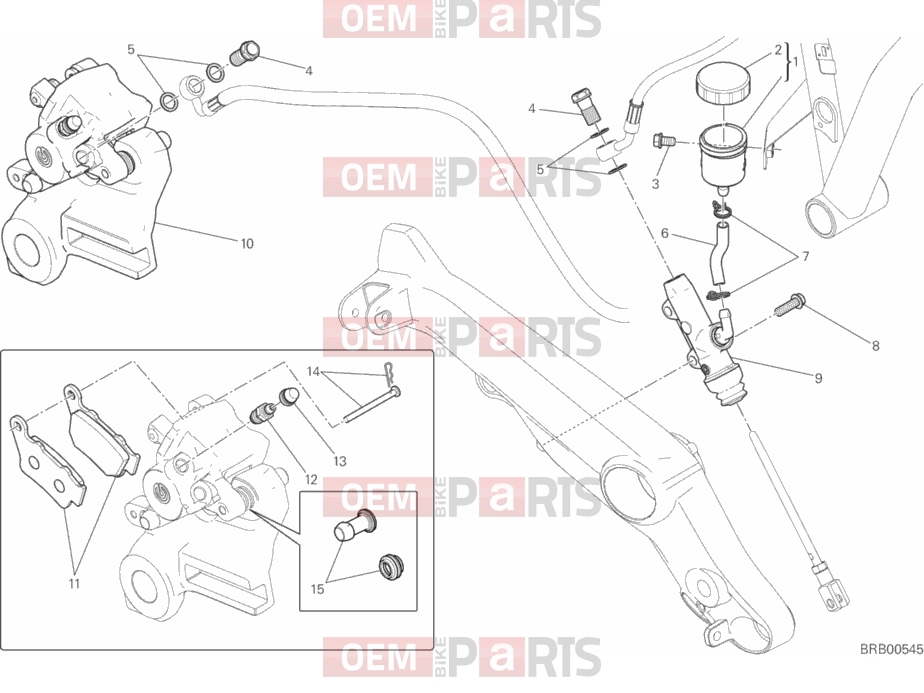 DUCATI 2017 Scrambler Classic REAR BRAKE SYSTEM
