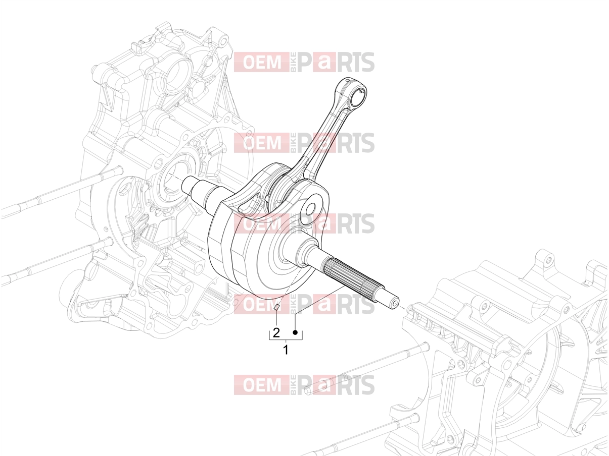 PIAGGIO MP3 310 Sport E5+ (EU) Engine » Cranckshaft