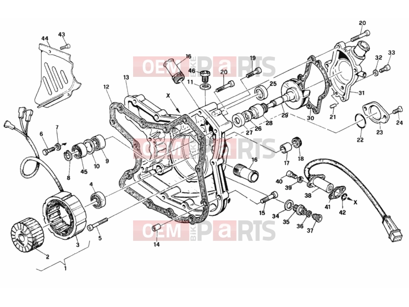 DUCATI 1990 907 I.E. GENERATOR COVER » IGNITION SYSTEM