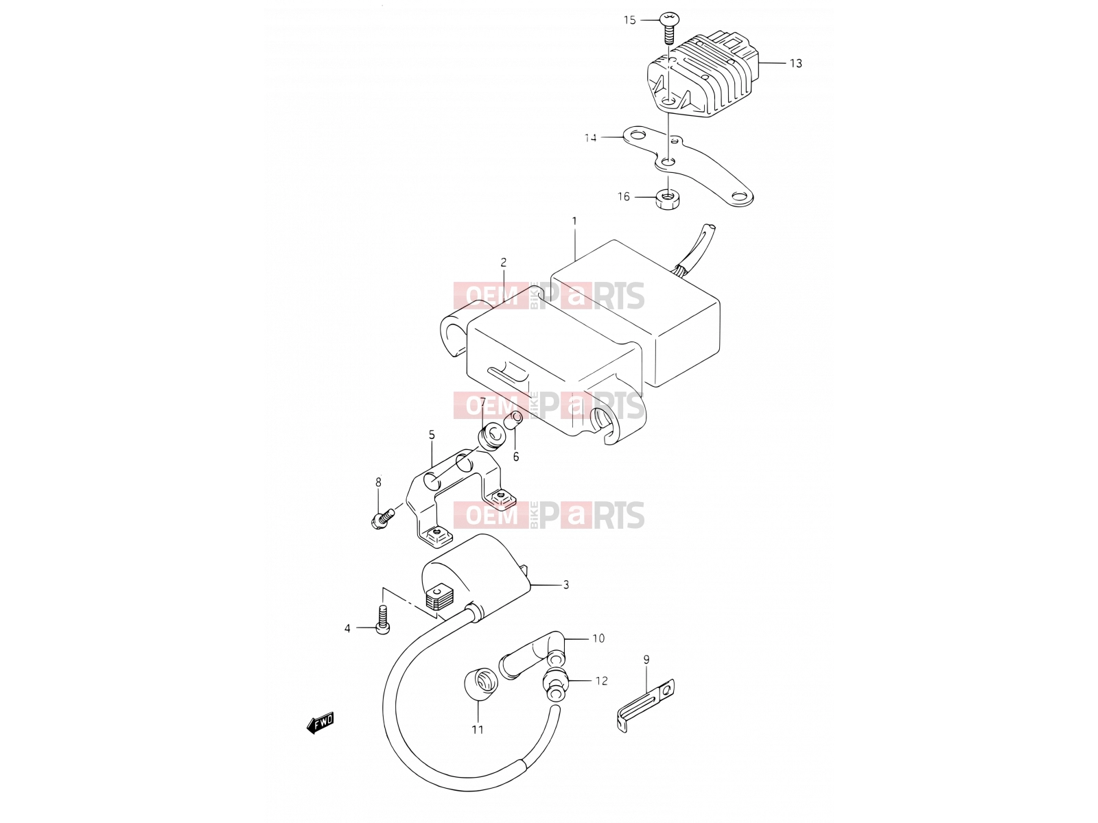 SUZUKI DR350 P (1993) (E03,E28,E33) 19 - ELECTRICAL