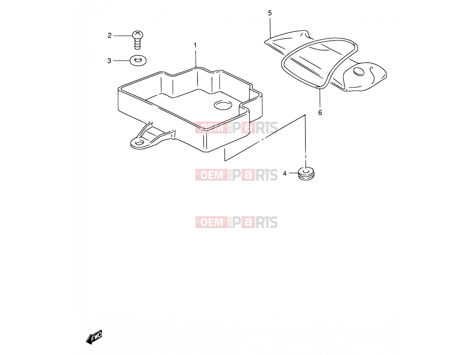 SUZUKI FB100 Y (2000) 36 - TOOL HOLDER