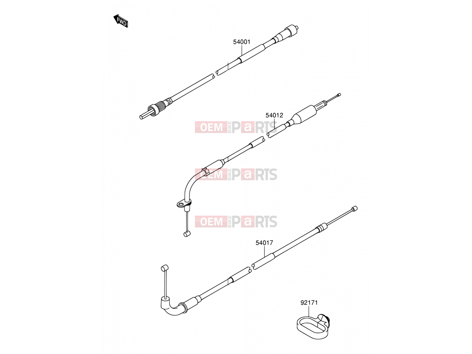 SUZUKI FD112K K3 (2003) Shogun (E41) 38 - CABLE