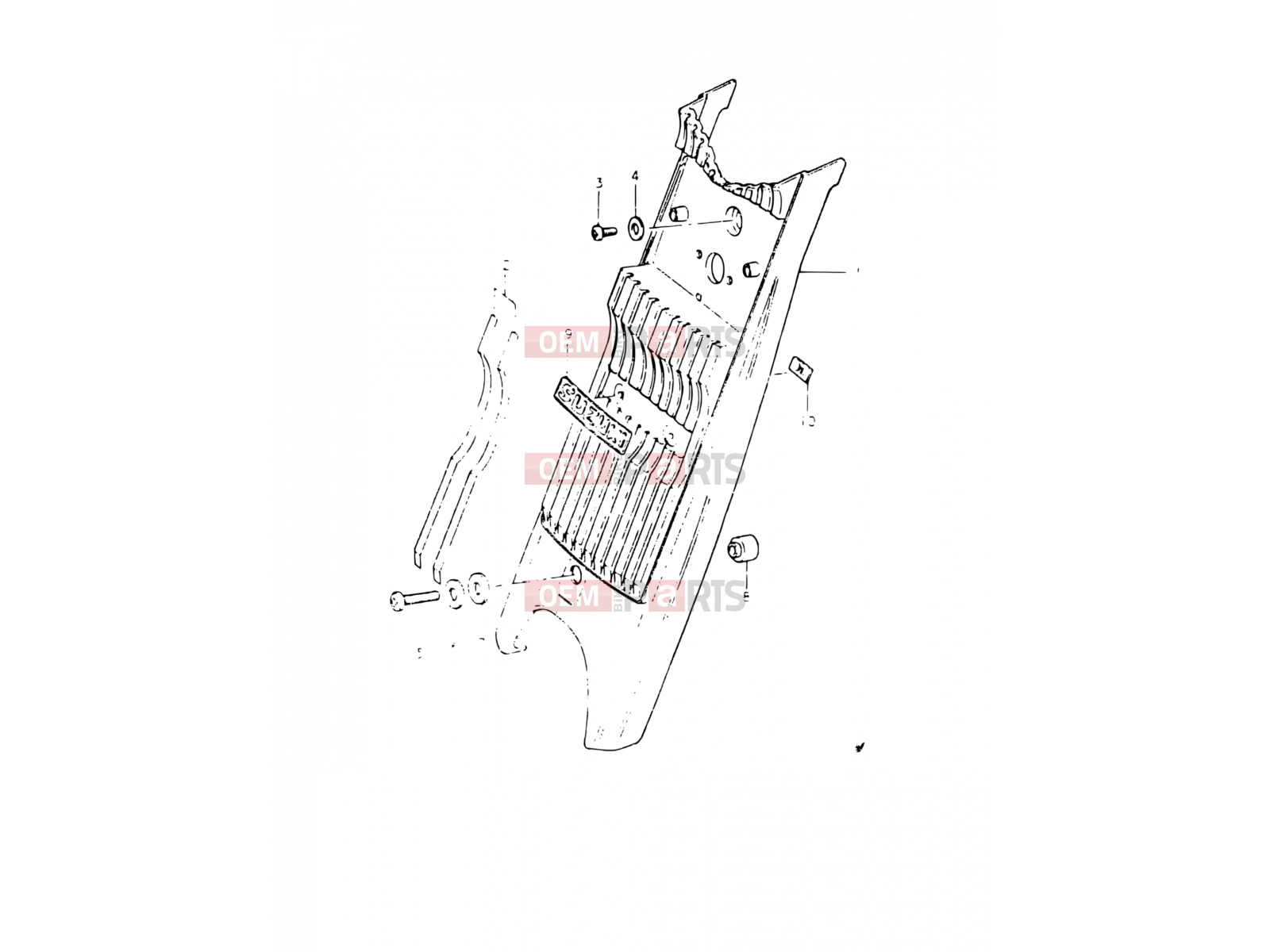 SUZUKI FR50 C (1978) 33 - FRONT FORK COVER