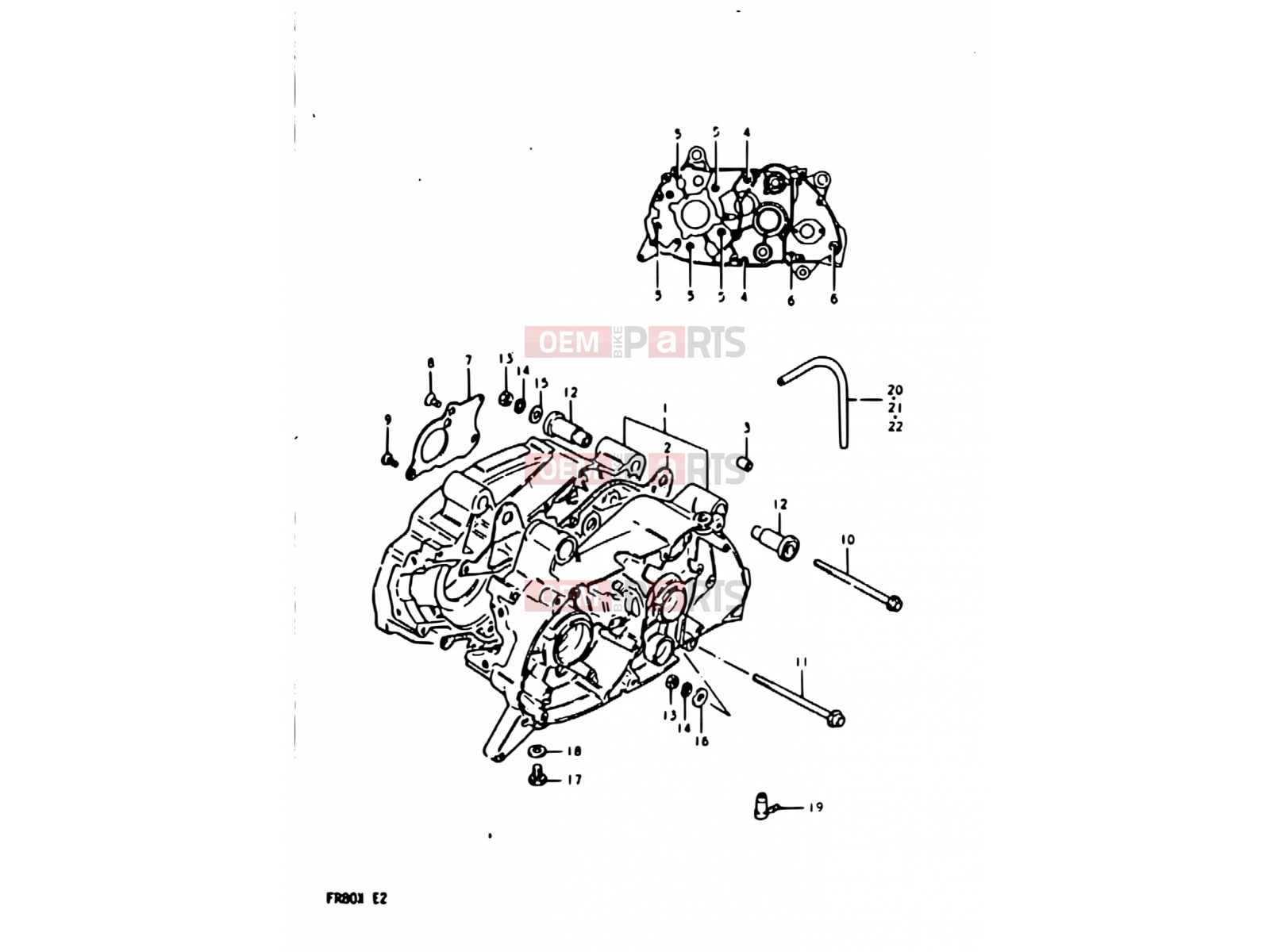 SUZUKI FR80 X (1999) 2 - CRANKCASE