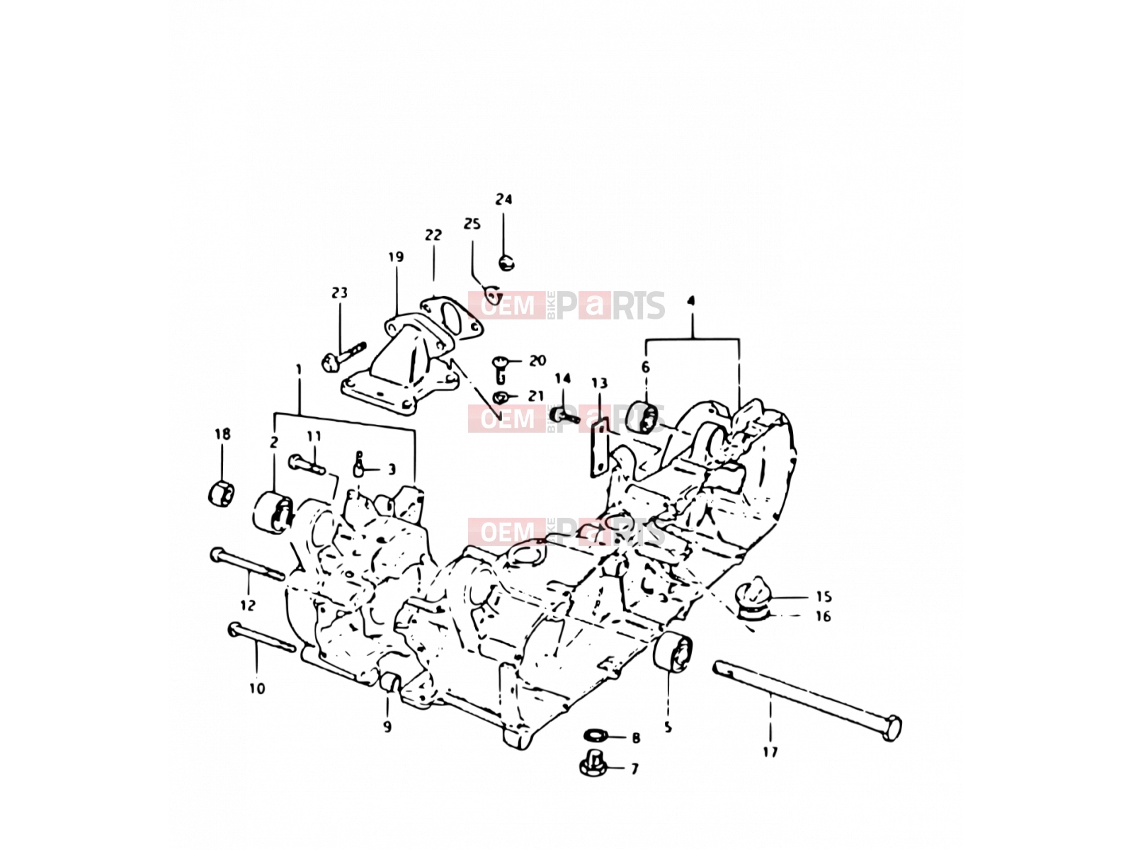 SUZUKI FS50 X (1999) 2 - CRANKCASE