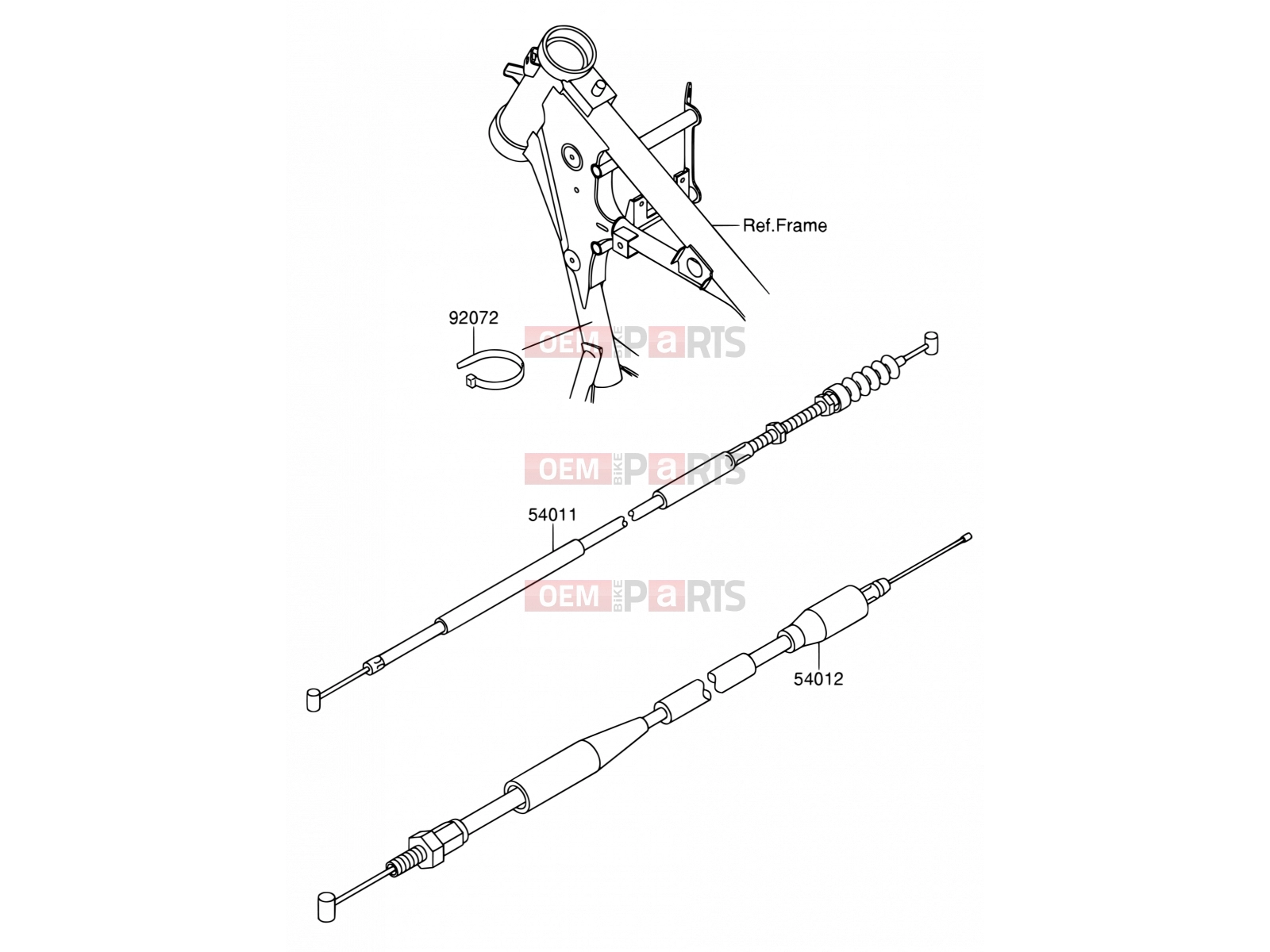 SUZUKI RM65 K4 (2004) (E03) 36 - CABLE