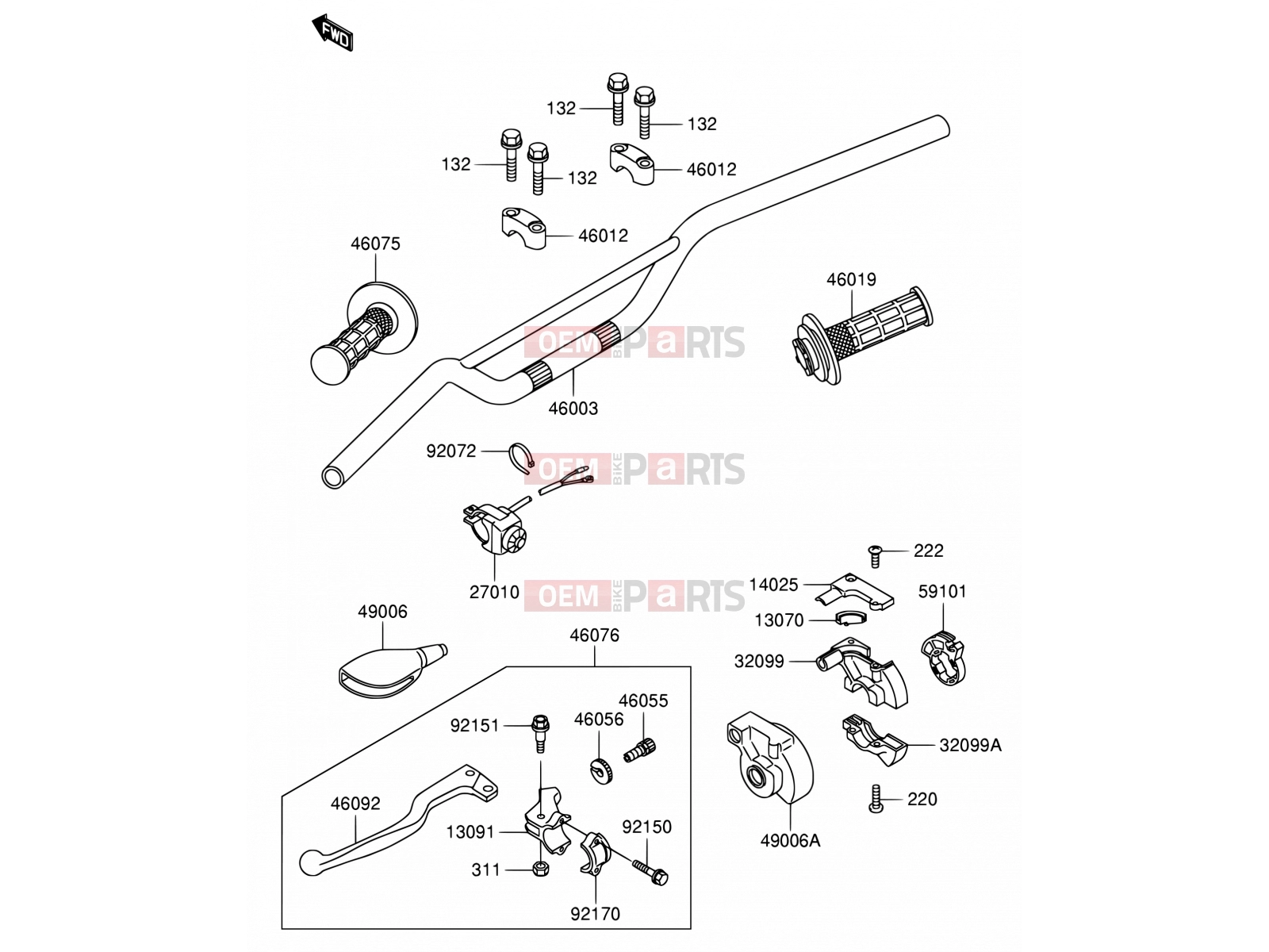 SUZUKI RM65 K4 (2004) (E21) 32 - HANDLEBAR