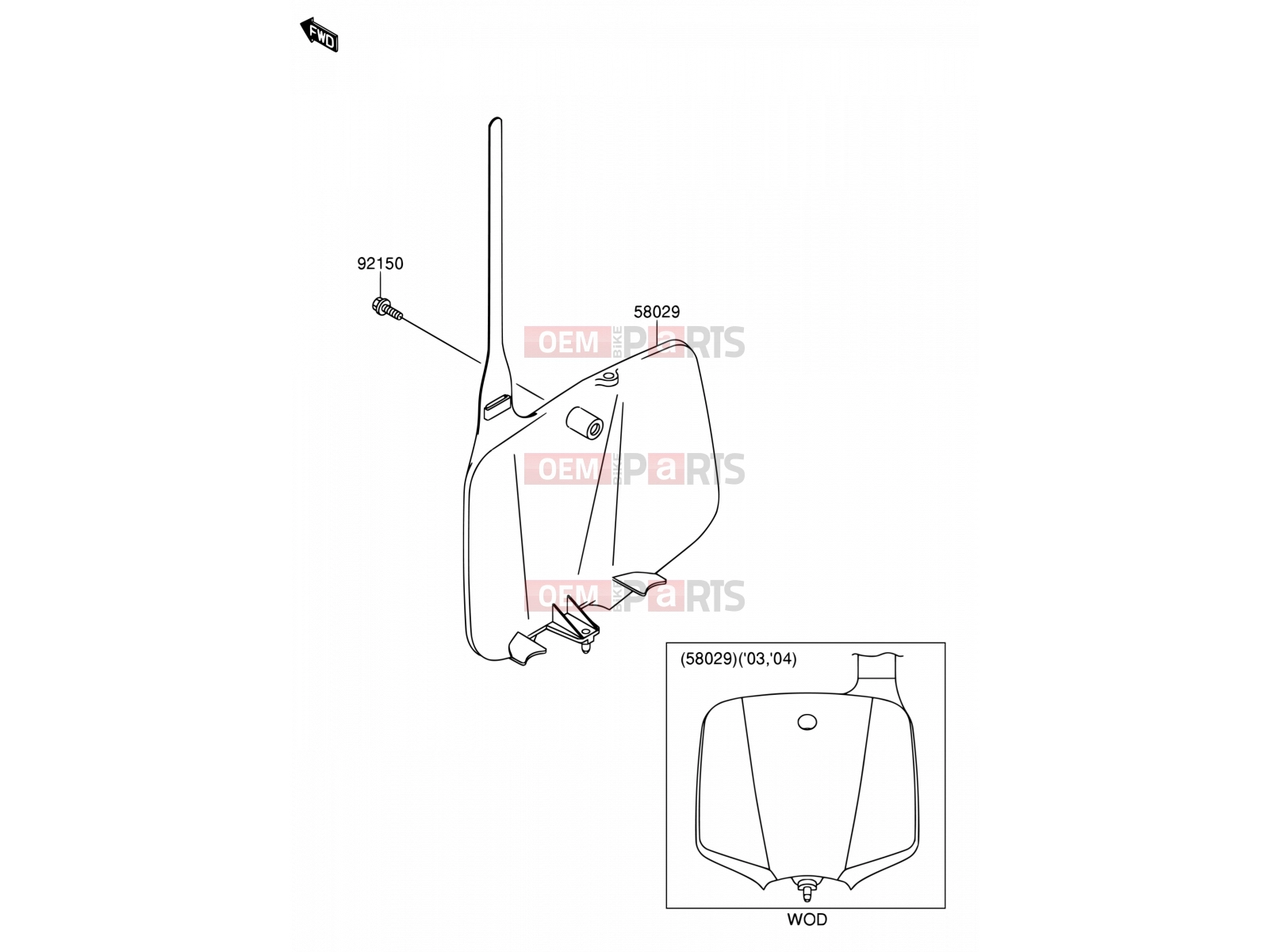 SUZUKI RM65 K5 (2005) (E03) 40 - ACCESSORY