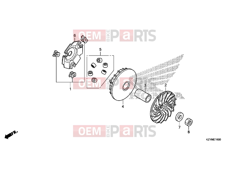 HONDA PCX150 (WW150D) 2013 E-16 DRIVE FRONT