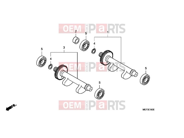 HONDA FJS400A9 SILVER WING 400 ABS 2009 E-18 BALANCER