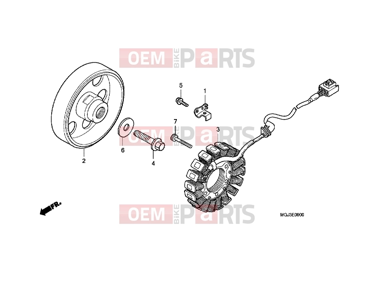 HONDA CBF1000FA CBF1000F 2010 E-9 GENERATOR