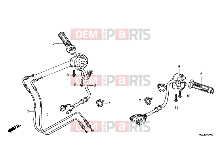 HONDA CBF1000FTC CBF1000FT 2012 F-4 SWITCH / CABLE